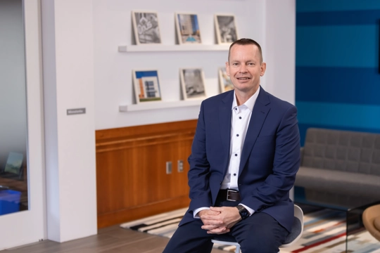 portrait of a smiling person in business attire